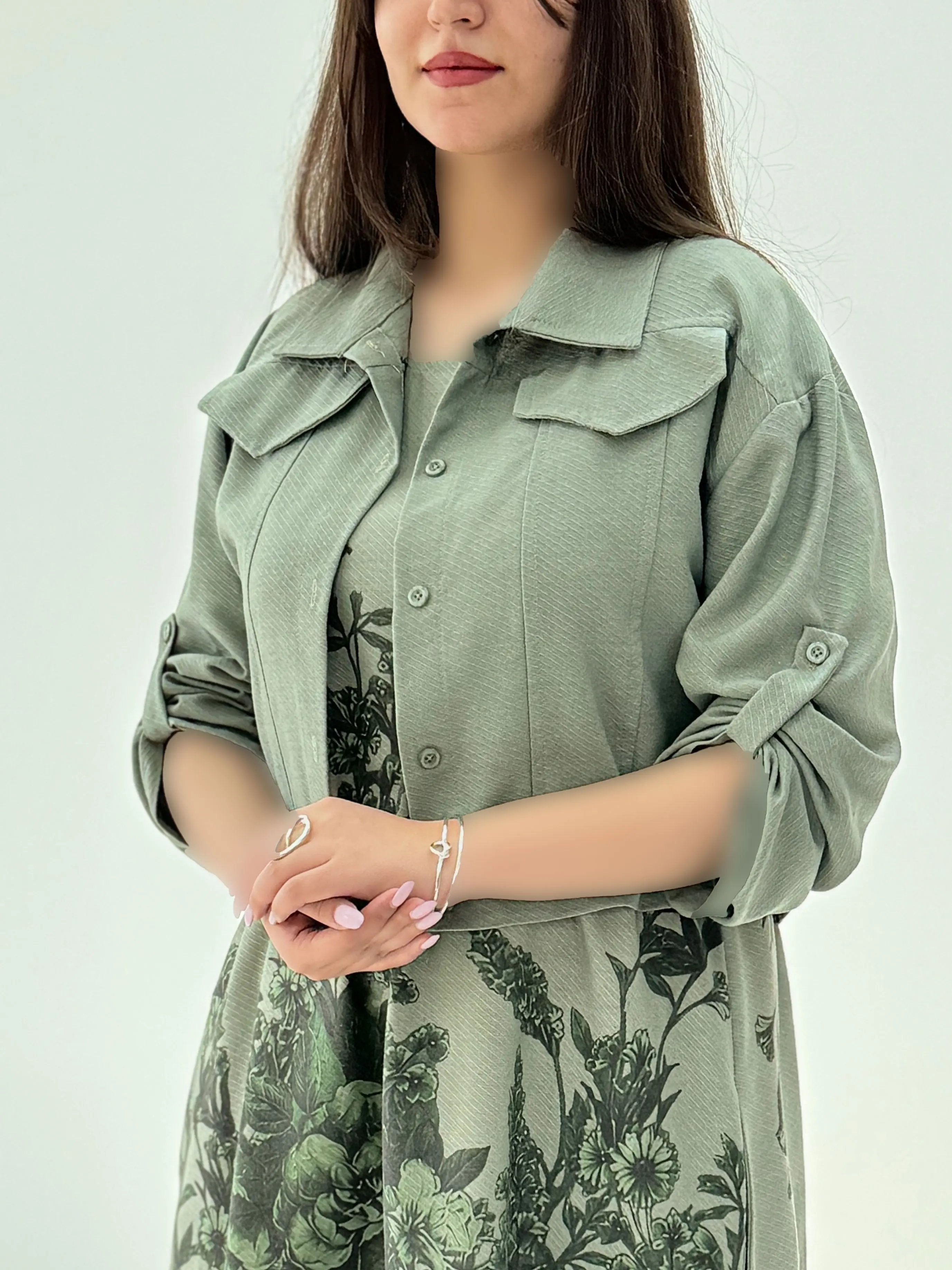 ست نارگل ┃کت و سارافون زنانه